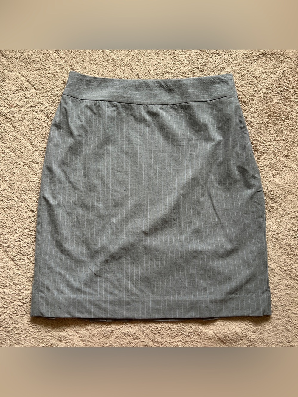 Banana Republic Wool Blend Pencil Skirt Office Preppy Minimalist Sz 12 Stretch